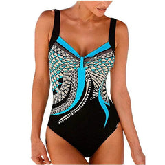 Bräunungsdurchlässige Bademode für Damen, einteiliger Push-Up-Badeanzug, sexy Badeanzug für Frauen, Schwimmen zum Strand, Monokini, Bademode in Übergröße 